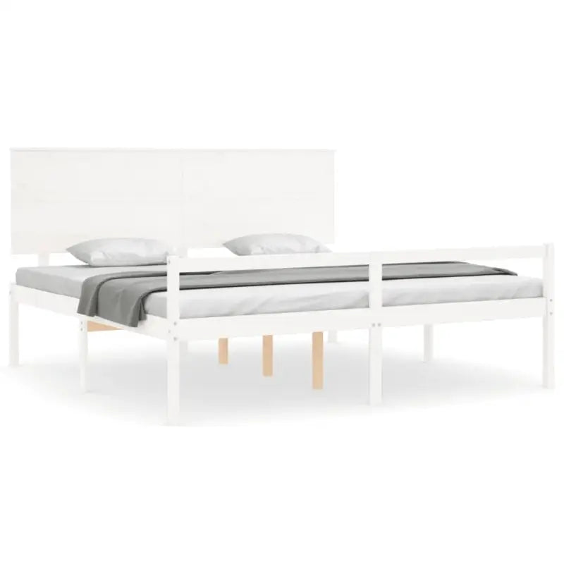 Houten seniorenbed met massief grenenhout voor een goede nachtrust - Bedden & bedframes