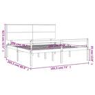 Houten seniorenbed met massief grenenhout voor een goede nachtrust - Bedden & bedframes
