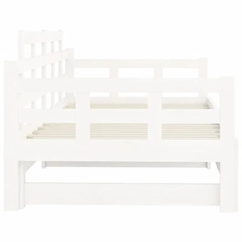 Houten slaapbank met massief grenenhout en handige totale afmetingen - Bedden & bedframes
