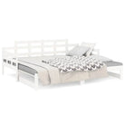 Houten slaapbank met massief grenenhout en handige totale afmetingen - Bedden & bedframes