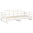Houten slaapbank met massief grenenhout en handige totale afmetingen - Bedden & bedframes