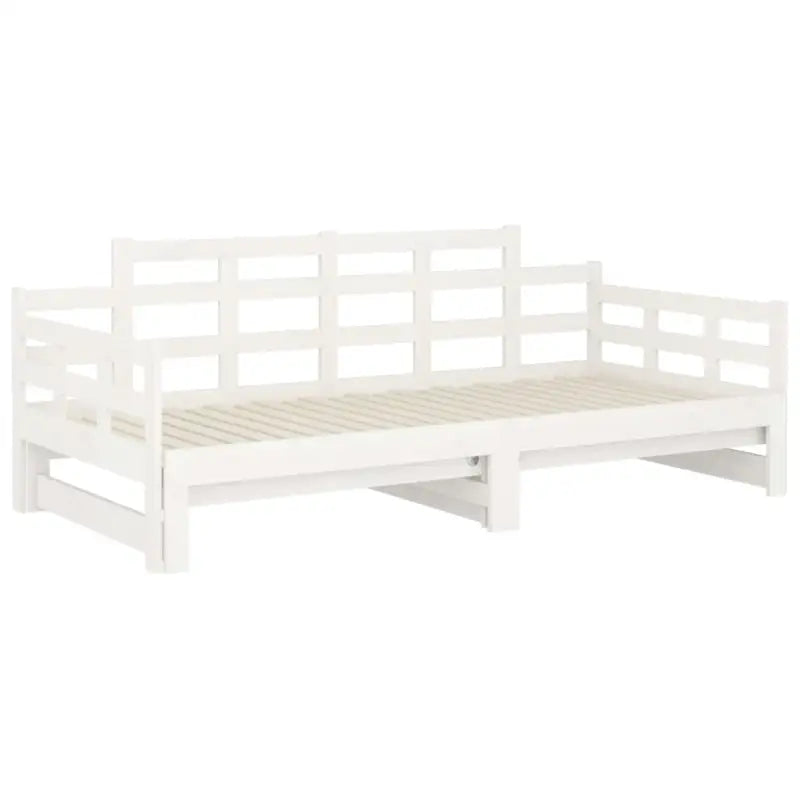 Houten slaapbank met massief grenenhout en handige totale afmetingen - Bedden & bedframes