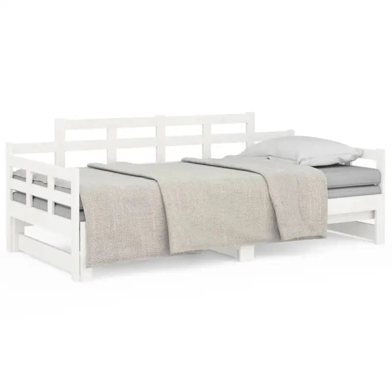 Houten slaapbank met massief grenenhout en handige totale afmetingen - Bedden & bedframes
