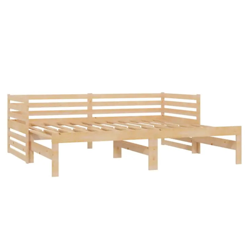 Houten Slaapbank van Massief Grenenhout met Goede Afmetingen - Bruin - Bedden & bedframes