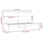 Houten slaapbank van massief grenenhout met klassiek design - Bedden & bedframes