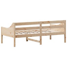 Houten slaapbank van massief grenenhout met multiplex lattenbodem - Bedden & bedframes