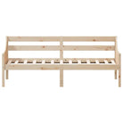 Houten slaapbank van massief grenenhout met multiplex lattenbodem - Bedden & bedframes
