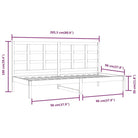 Houten slaapbank van massief grenenhout met tijdloos design - Bedden & bedframes