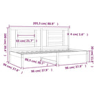 Houten Slaapbank van Massief Grenenhout met Tijdloos Design - Bedden & bedframes