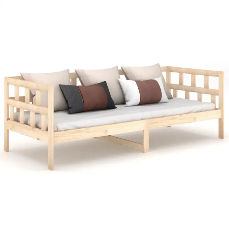 Houten slaapbank van massief grenenhout voor dag en nacht gebruik - Bedden & bedframes