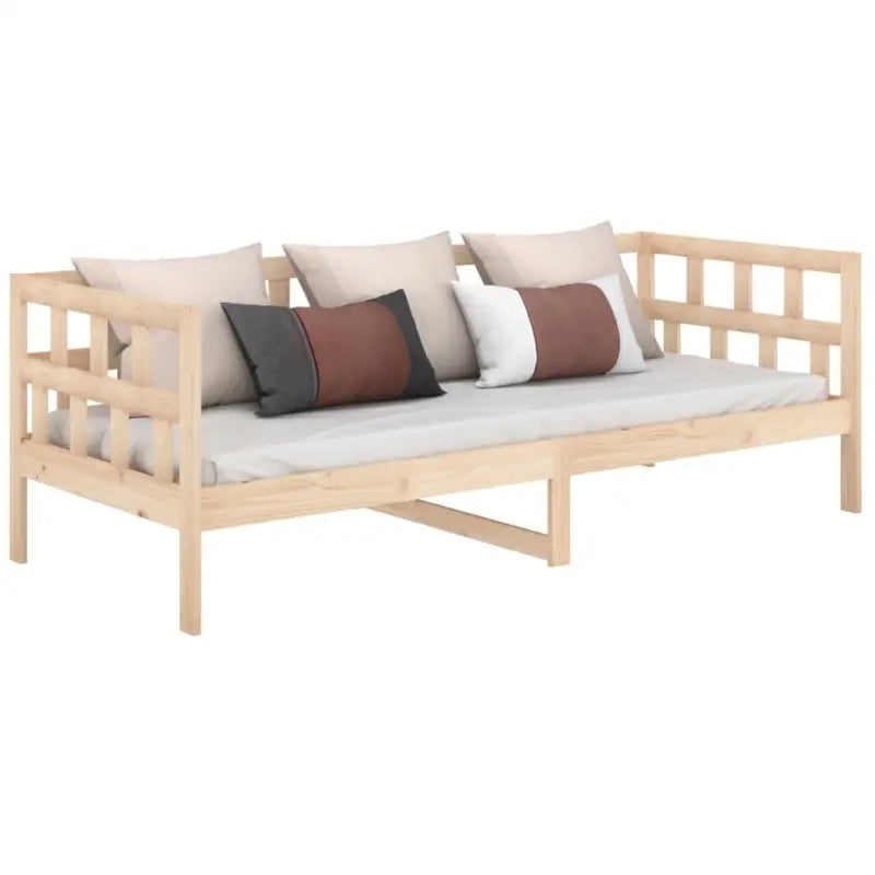Houten slaapbank van massief grenenhout voor dag en nacht gebruik - Bedden & bedframes