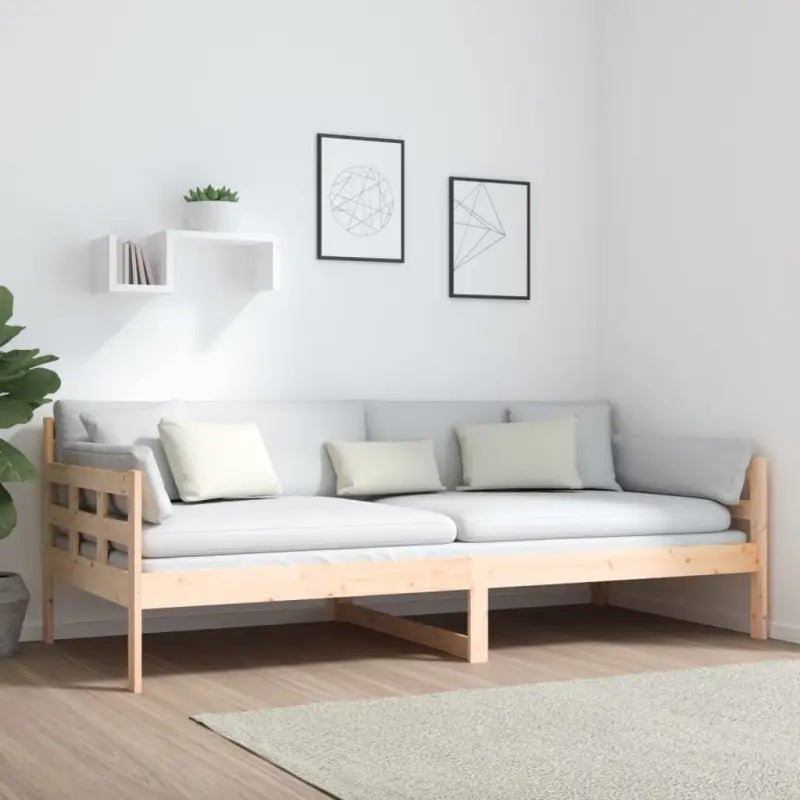 Houten slaapbank van massief grenenhout voor gasten blijven slapen - Bedden & bedframes