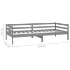 Houten slaapbank van massief grenenhout voor gasten en zitruimte - Bedden & bedframes