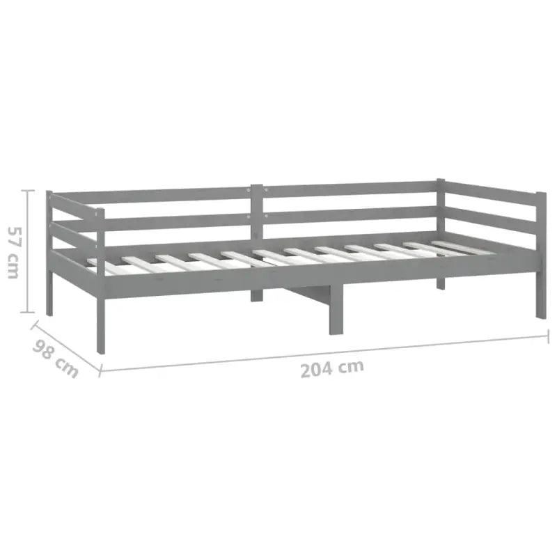 Houten Slaapbank van Massief Grenenhout voor Logees en Comfort - Bedden & bedframes