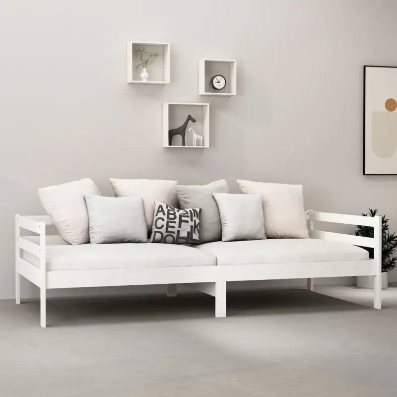 Houten slaapbank van massief grenenhout voor logees en lounge - Bedden & bedframes