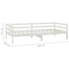 Houten slaapbank van massief grenenhout voor logees en lounge - Bedden & bedframes