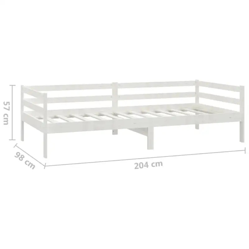 Houten slaapbank van massief grenenhout voor logees en lounge - Bedden & bedframes