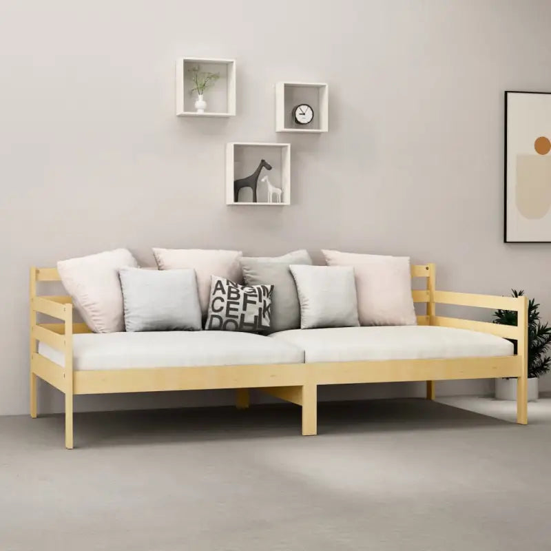 Houten slaapbank van massief grenenhout voor logés en dagelijks gebruik - Bedden & bedframes