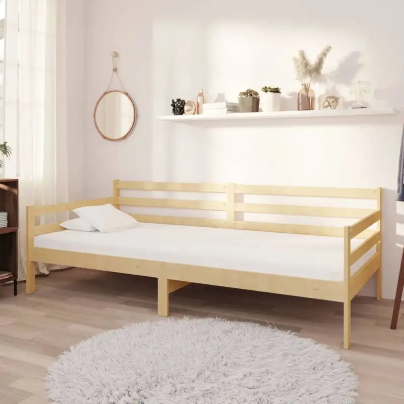 Houten slaapbank van massief grenenhout voor logés en dagelijks gebruik - Bedden & bedframes