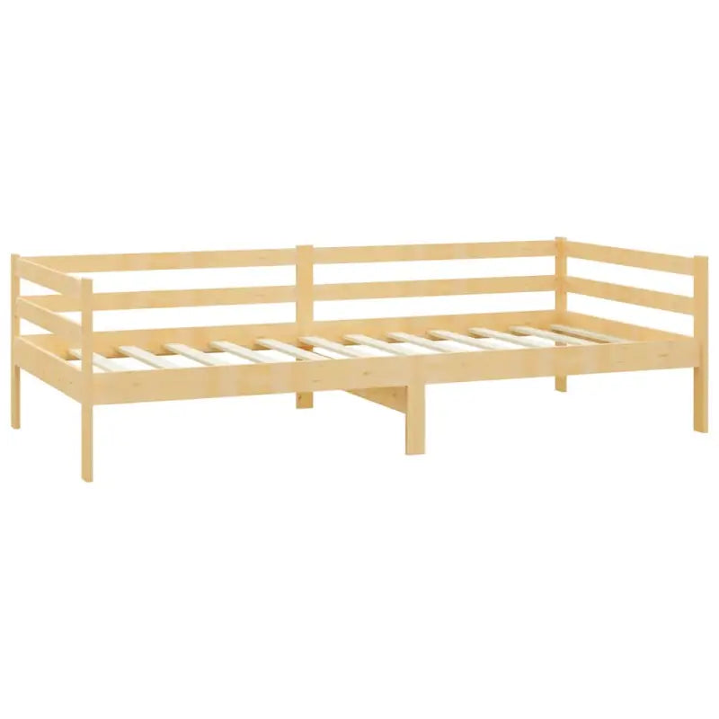 Houten slaapbank van massief grenenhout voor logés en daggebruik - Bruin - Bedden & bedframes