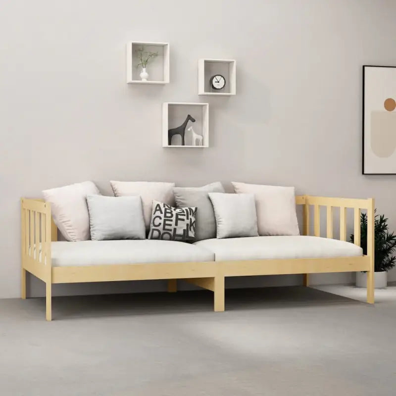 Houten slaapbank van massief grenenhout voor logés en daggebruik - Bedden & bedframes