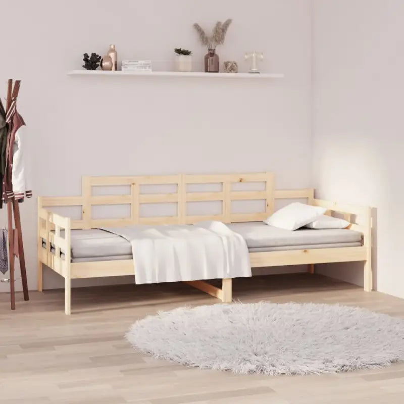 Houten slaapbank van massief grenenhout voor onverwachts gasten blijven slapen - Bedden & bedframes