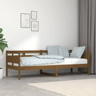 Houten slaapbank van massief grenenhout voor onverwachts gasten slapen - Honingbruin / 80 x 200 cm - Bedden & bedframes
