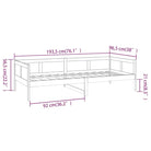 Houten slaapbank van massief Grenenhout voor overdag sofa en nachtrust - Bedden & bedframes