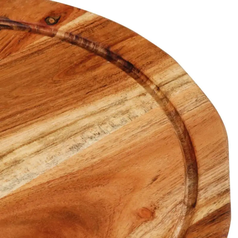 Houten snijplank van massief acaciahout voor in je keuken - 25 x 2.5 cm - Snijplanken