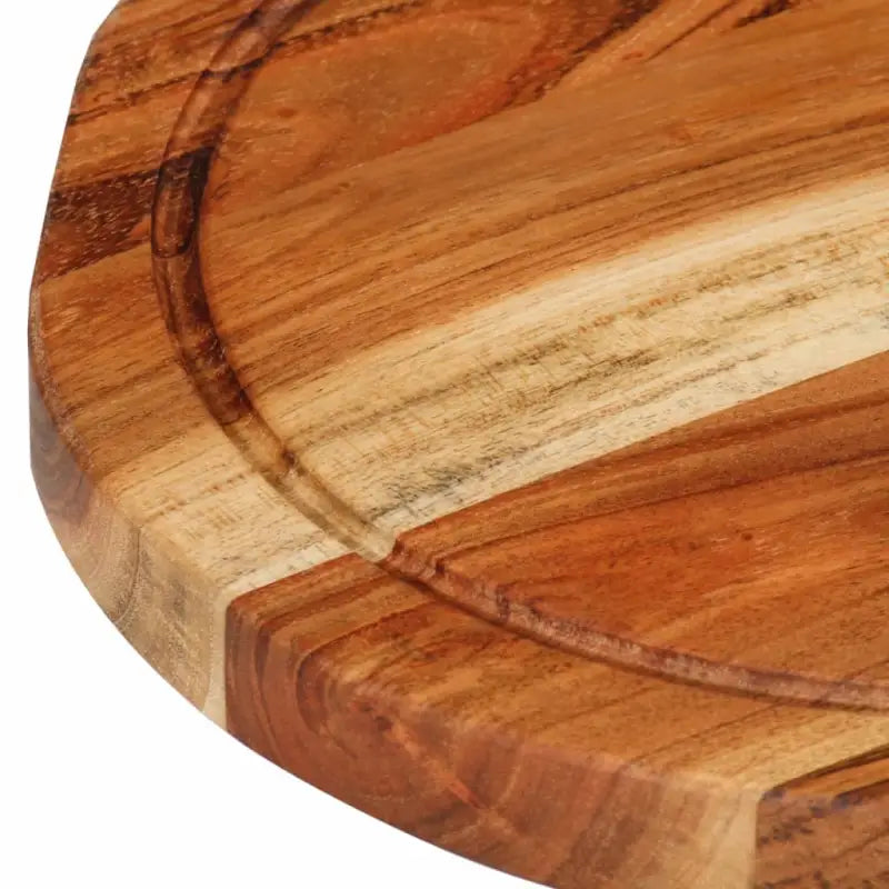 Houten snijplank van massief acaciahout voor in je keuken - 25 x 2.5 cm - Snijplanken