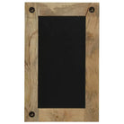 Houten spiegel met massief mangohouten frame en vintage charme - Spiegels