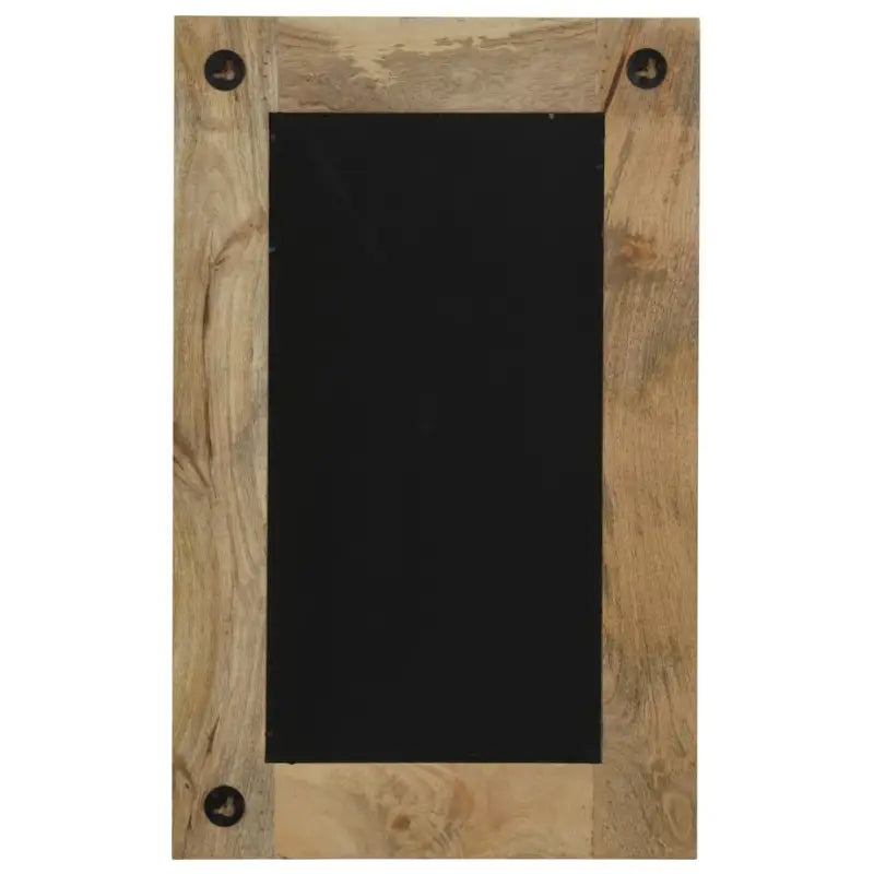 Houten spiegel met massief mangohouten frame en vintage charme - Spiegels