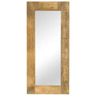 Houten spiegel met massief mangohouten frame en vintage charme - 50 x 110 cm / 1 - Spiegels