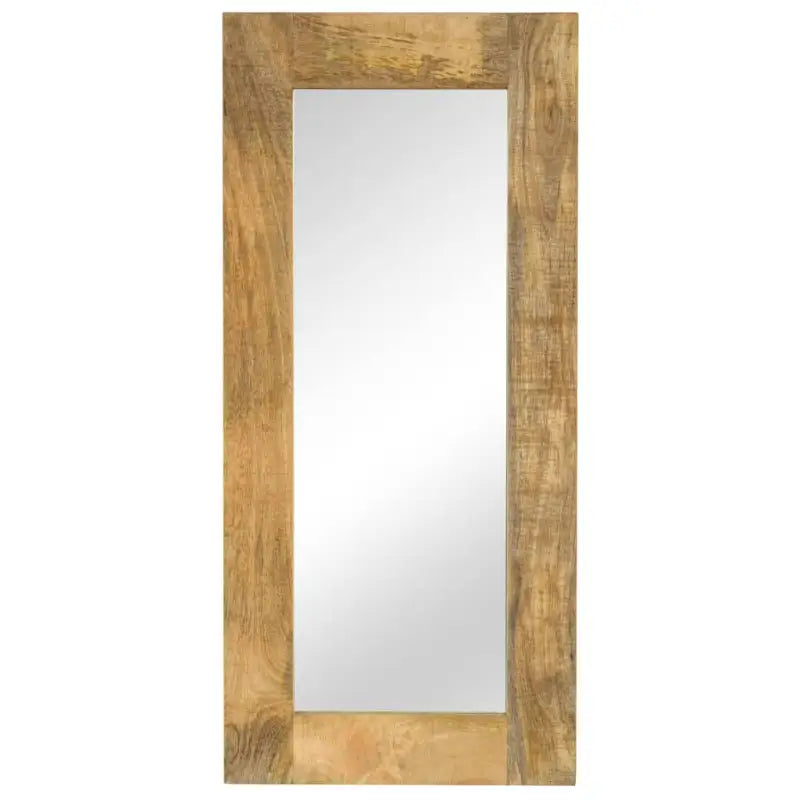 Houten spiegel met massief mangohouten frame en vintage charme - 50 x 110 cm / 1 - Spiegels