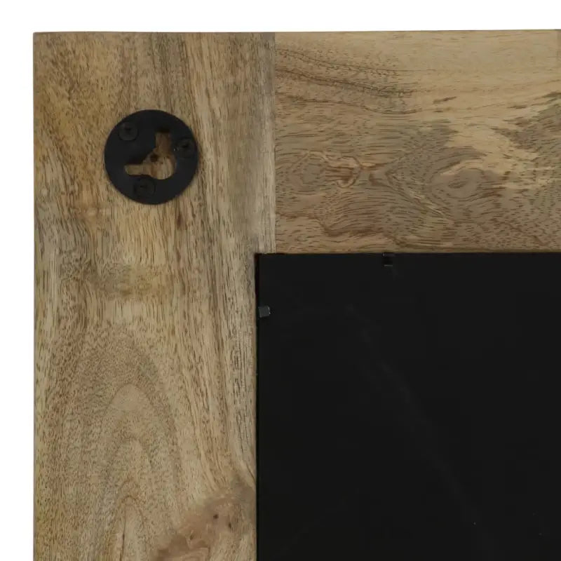 Houten spiegel met massief mangohouten frame en vintage charme - Spiegels