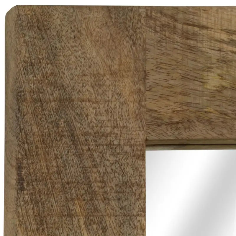 Houten spiegel met massief mangohouten frame en vintage charme - Spiegels
