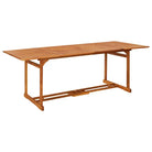 Houten Tafel van Massief Acaciahout voor Tuin en Terras - Tuintafels