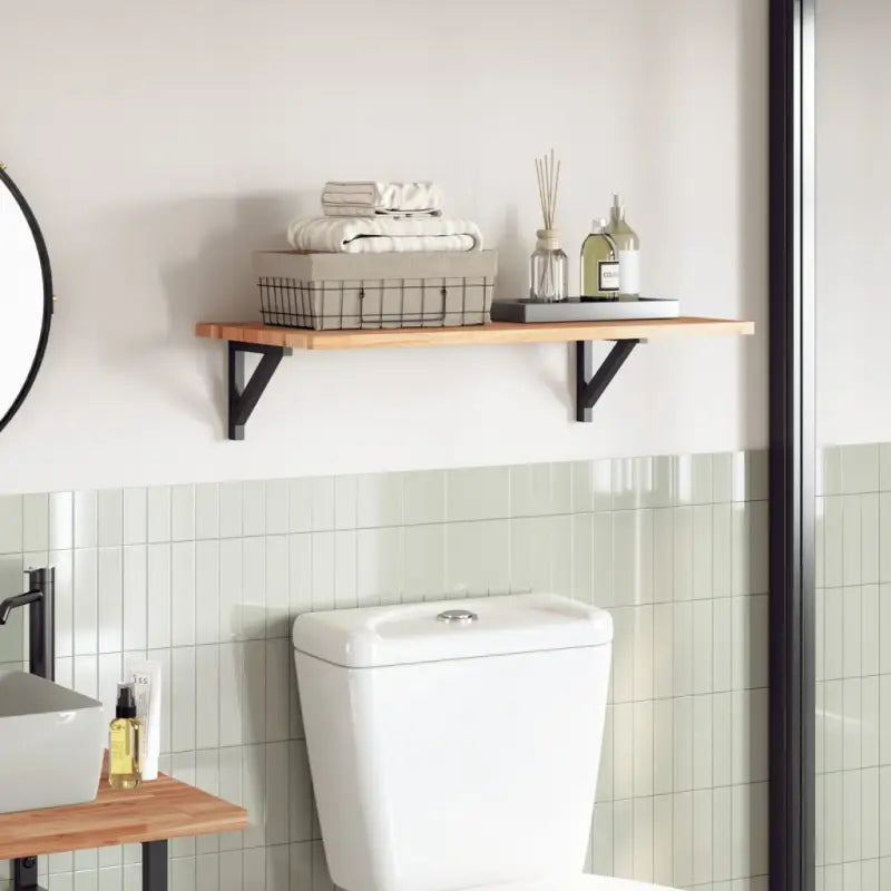 Houten tafelblad van massief acaciahout voor een frisse look - Olie-afwerking / 80 x 40 x 2 cm / 1 - Tafelbladen