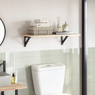 Houten tafelblad van massief acaciahout voor een frisse look - Naturel (onafgewerkt) / 80 x 40 x 2 cm / 1 - Tafelbladen