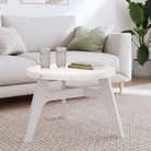 Houten tafelblad van massief grenenhout met rustieke uitstraling - Wit / 60 x 3 cm / 1 - Tafelbladen
