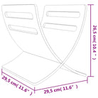 Houten Tijdschriftenrek voor Organisatie in Woonkamer en Eetkamer - Tijdschriftenrekken