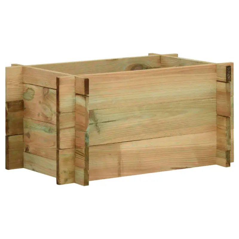 Houten tuinbak voor bloemen en groenten voor terras of tuin - Bruin / 40 cm / 1 - Bloempotten & plantenbakken