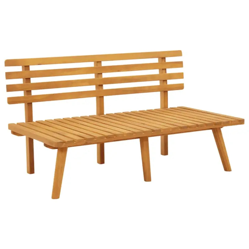 Houten tuinbank met kussens van massief acaciahout voor buitengebruik - Modulaire tuinbanken