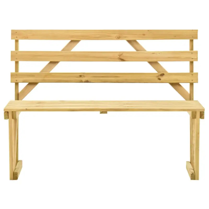 Houten tuinbank met ruim zitgedeelte voor buitengebruik - 120 cm / 1 - Tuinbanken
