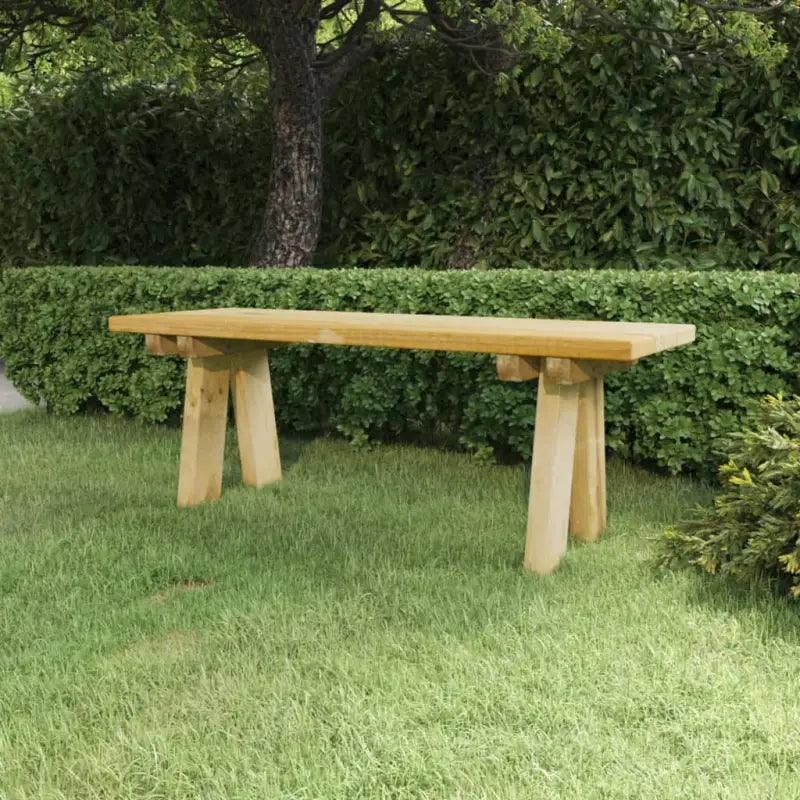 Houten tuinbank van geïmpregneerd massief grenenhout voor buitengebruik - 110 x 38 x 45 cm / 1 - Tuinbanken