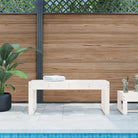 Houten tuinbank van massief grenenhout voor buitengebruik - Wit grenenhout / 110 x 38 x 45 cm / 1 - Tuinbanken