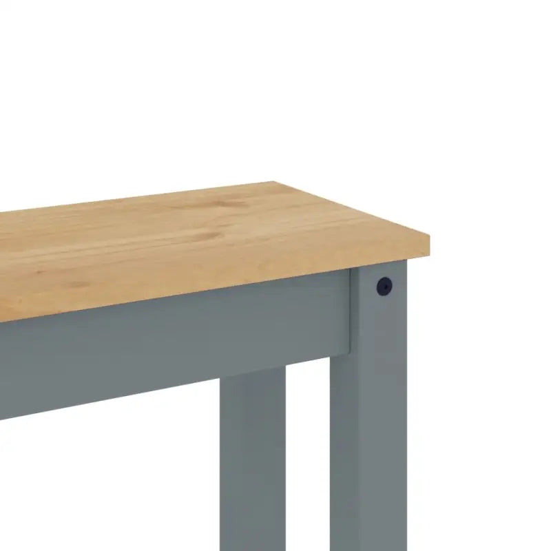 Houten tuinbank van massief grenenhout voor keuken en eetkamer - Grijs - Keuken- & eettafelbanken