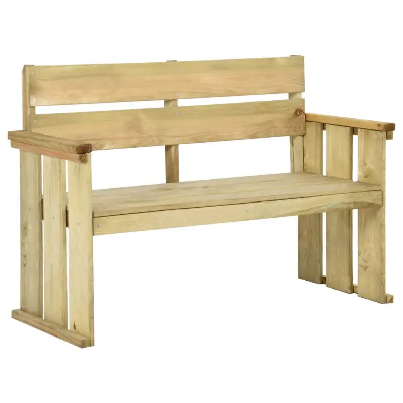 Houten tuinbank voor ontspanning en decoratie - 121 x 53 x 85 cm / 1 - Tuinbanken