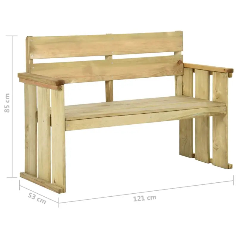 Houten tuinbank voor ontspanning en decoratie - Tuinbanken
