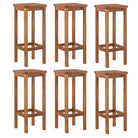 Houten tuinbarset met massief acaciahout en stevig tafelblad - Tuinsets